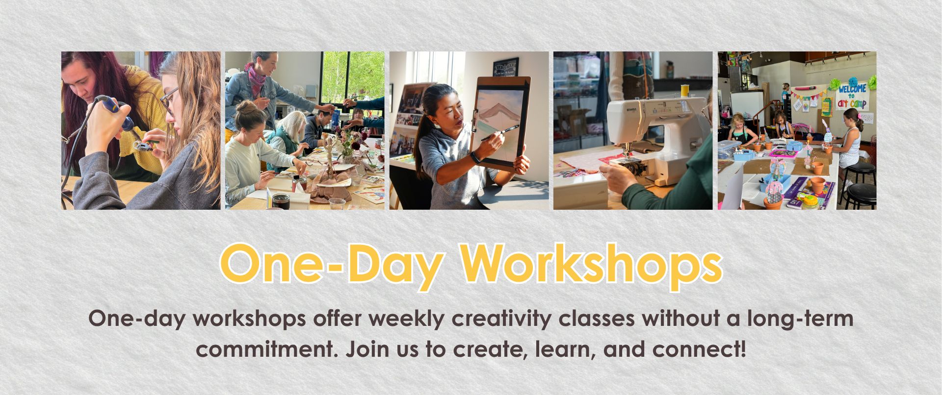 Upcoming Graphics Workshops