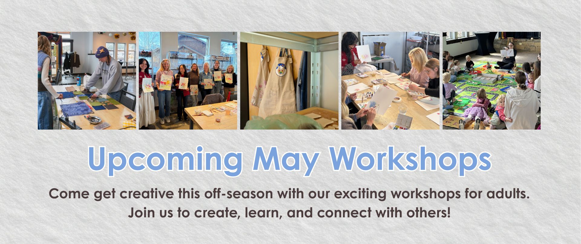 Blue Gradient Minimalist Upcoming Events Flyer 2